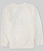 Color:White - Image 2 - Big Boys 8-20 Long Sleeve St. Barth Terry Crew Neck Sweatshirt