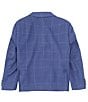 Color:Blue - Image 2 - Big Boys 8-20 Long Sleeve Window Pane Dress Jacket