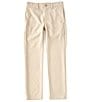 Color:Chino - Image 1 - Big Boys 8-20 Modern-Fit Comfort Stretch Synthetic Pants