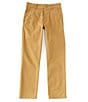 Color:British Khaki - Image 1 - Big Boys 8-20 Modern-Fit Flat-Front Stretch Twill Pants
