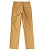 Color:British Khaki - Image 2 - Big Boys 8-20 Modern-Fit Flat-Front Stretch Twill Pants