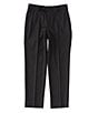 Class Club Big Boys 8-20 Flat Front Dress Pants, Color:Black - Image 1
