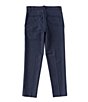 Color:Navy - Image 2 - Big Boys 8-20 Navy Sharkskin Dress Pants