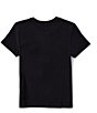 Color:Black - Image 2 - Big Boys 8-20 Short Sleeve Solid Crew Neck T-Shirt