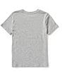 Color:Grey Heather - Image 2 - Big Boys 8-20 Short Sleeve Solid Crew Neck T-Shirt