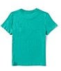 Color:Green - Image 2 - Big Boys 8-20 Short Sleeve Solid Crew Neck T-Shirt