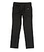 Color:Black - Image 2 - Big Boys 8-20 Stretch Flat Front Dress Pants