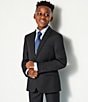 Class Club Big Boys 8-20 Solid Dress Jacket, Color:Black - Image 2