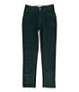 Color:Dark Green - Image 1 - Big Boys 8-20 Stretch Corduroy Pants