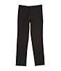 Color:Black - Image 1 - Big Boys 8-20 Stretch Synthetic Dress Pants