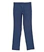Color:Dark Blue - Image 2 - Big Boys 8-20 Stretch Synthetic Dress Pants
