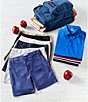 Class Club Big Boys Synthetic Shorts, Color:String - Image 3