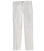 Color:Light Grey - Image 1 - Big Boys 8-20 Synthetic Stretch Flat Front Dress Pants