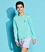 Class Club Big Boys Turtle Print Swim Trunks, Color:Pink - Image 2