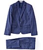 Color:Blue - Image 2 - Big Boys 8-20 Window Pane Plaid Dress Jacket