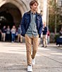 Class Club Big Boys Cool Touch Gingham Performance Sportshirt - Image 2