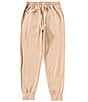 Class Club Big Boys Drawstring Waist Athletic Joggers, Color:Khaki - Image 2