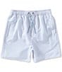 Class Club Big Boys Linear Shark Print Swim Trunks - Image 1
