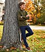 Class Club Big Boys Long Sleeve Quarter Zip Slub Pullover - Image 4