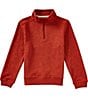 Class Club Big Boys Long Sleeve Quarter Zip Slub Pullover - Image 4