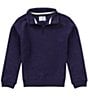 Class Club Big Boys Long Sleeve Quarter Zip Slub Pullover - Image 2