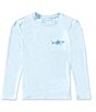 Class Club Big Boys Long Sleeve Shark Graphic Rashguard - Image 2