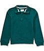 Class Club Big Boys Quarter Slub-Knit Pullover, Color:Green - Image 1