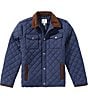 Class Club Big Boys Quilted Snap Front Barn Coat - Image 1