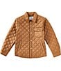 Class Club Big Boys Quilted Snap Front Shacket - Image 1
