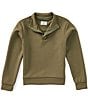 Class Club Big Boys Soft Touch Quarter Zip Long Sleeve Pullover Sweatshirt - Image 2
