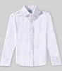 Class Club Big Boys Solid Linen Long Sleeve Shirt - Image 4