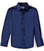 Class Club Big Boys Solid Linen Long Sleeve Shirt - Image 1