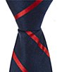 Color:Red - Image 1 - Boys 14#double; Bias Stripe Zipper Tie