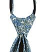 Class Club Boys 14#double; Floral Zipper Tie, Color:Blue - Image 2