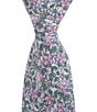 Class Club Boys 14#double; Floral Zipper Tie, Color:Pink - Image 1