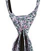 Class Club Boys 14#double; Floral Zipper Tie, Color:Pink - Image 2