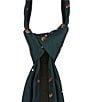 Class Club Boys 14#double; Fox Jacquard Tie, Color:Green - Image 2