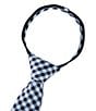Class Club Boys 14#double; Gingham Zipper Tie - Image 2