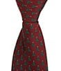 Class Club Boys 14#double; Tree Printed Tie, Color:Red - Image 1