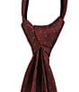 Class Club Boys 14#double; Tree Printed Tie, Color:Red - Image 2
