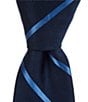 Color:Blue - Image 1 - Boys 50#double; Bias Stripe Tie