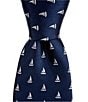 Color:Navy - Image 1 - Boys Sailboat 50#double; Tie
