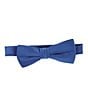 Color:Blue - Image 1 - Boys Solid Bow Tie