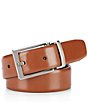 Color:Luggage - Image 1 - Boys Stretch Reversible Leather Belt