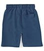Color:China Blue - Image 2 - Kinetic Big Boys 8-20 Mini Grid Pull-On Shorts