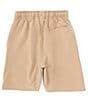 Color:Chino - Image 2 - Kinetic Big Boys 8-20 Mini Grid Pull-On Shorts