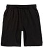 Color:Black - Image 1 - Kinetic Big Boys 8-20 Mini Grid Pull-On Shorts