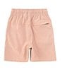 Color:Coral - Image 2 - Kinetic Big Boys 8-20 Pull-On Lined Sidevent Performance Shorts