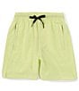 Color:Citron - Image 1 - Kinetic Big Boys 8-20 Pull-On Lined Sidevent Performance Shorts