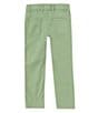 Color:Green - Image 2 - Little Boys 2T-7 5-Pocket Stretch Twill Pants